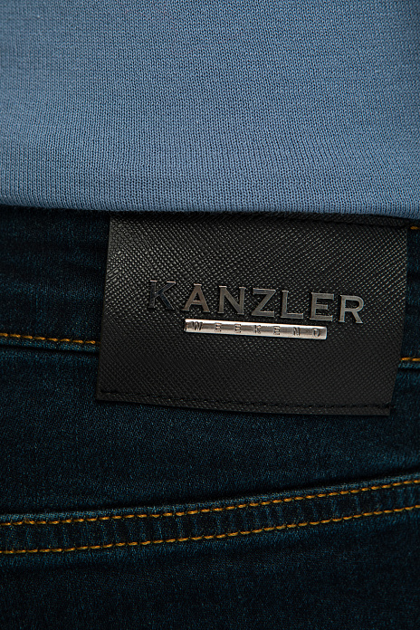 Синие джинсы, цвет Синий темный