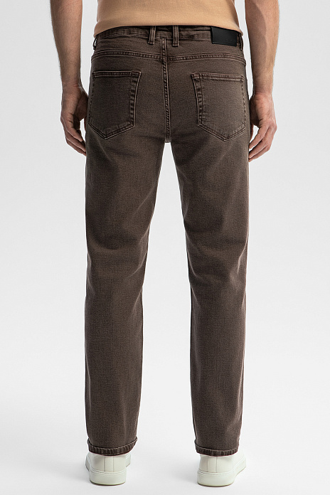 Джинсы, цвет Коричневый
