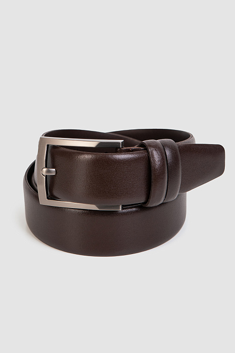 Ремень из натуральной кожи, цвет Коричневый