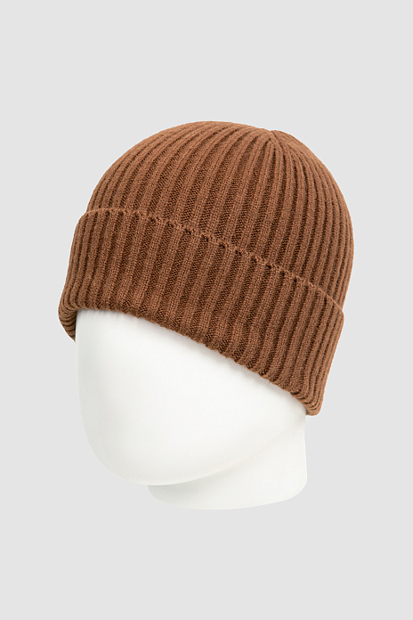 Шапка, цвет Коричневый светлый