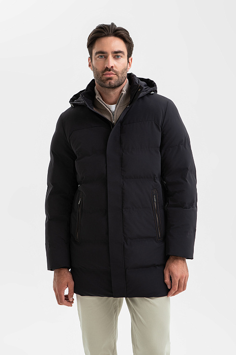 Куртка с водоотталкивающей обработкой, цвет Синий темный