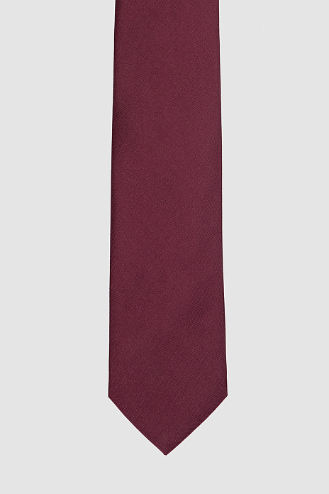 Галстук из шелка, цвет Бордовый