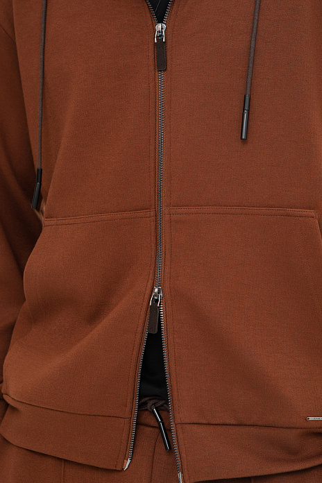 Толстовка с капюшоном, цвет Коричневый