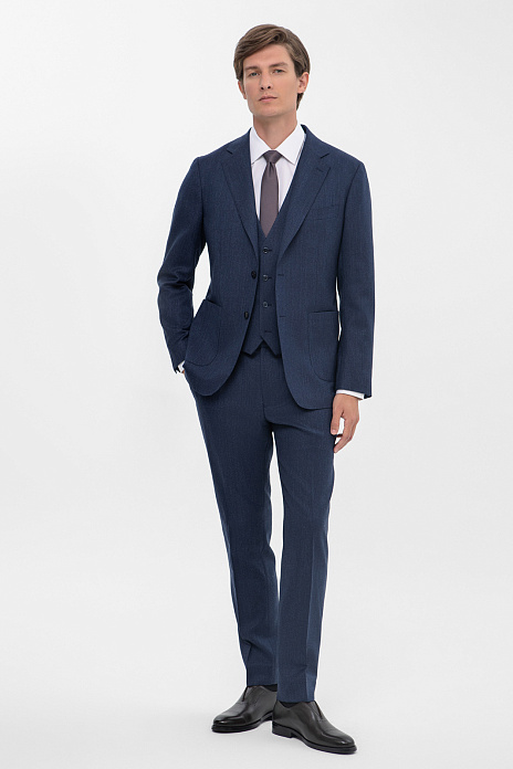 Костюм-тройка из шерсти, цвет 