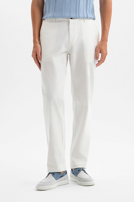 Брюки из хлопка, цвет Белый