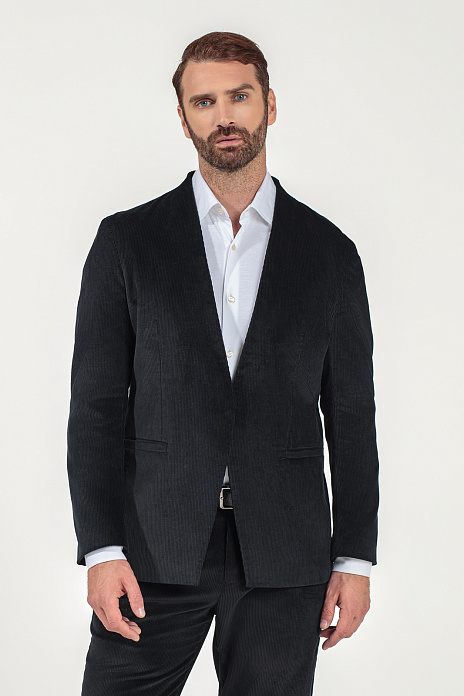 Пиджак из вельвета, лимитированная коллекция, цвет Черный