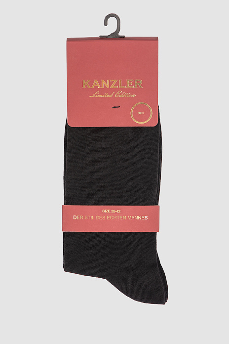 Носки с шелком, лимитированная коллекция, цвет Черный