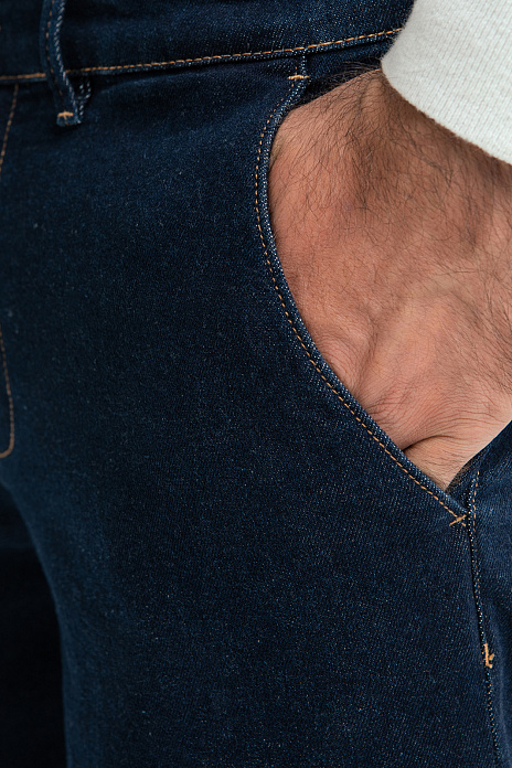 Джинсы, цвет Синий темный