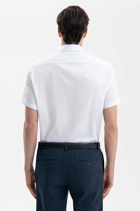 Сорочка с коротким рукавом из хлопка, цвет Белый