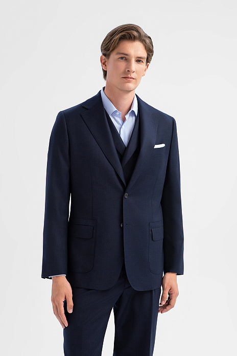 Костюм-тройка Limited edition из шерсти и кашемира с водоотталкивающей обработкой, цвет 