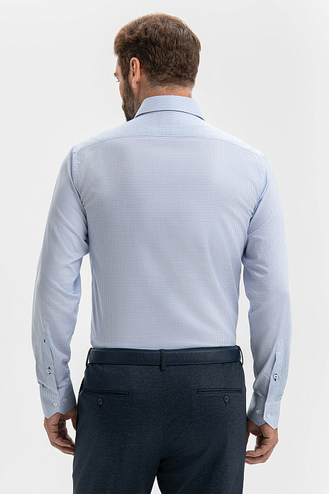 Сорочка из хлопка, цвет Голубой светлый