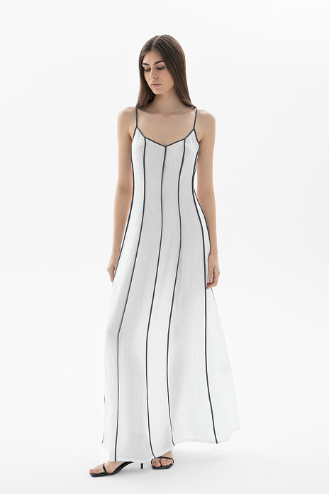 Платье из тенсела, цвет Белый