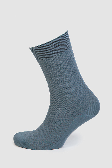 Хлопковые носки, цвет Синий темный