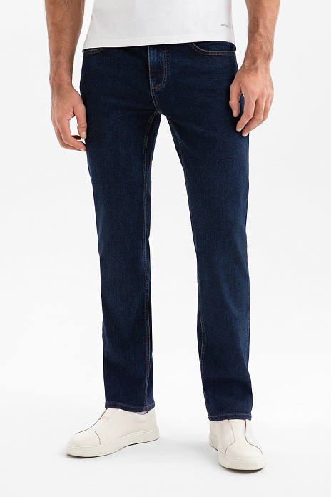 Джинсы, цвет Синий темный