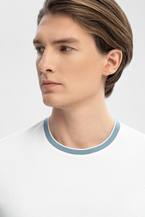 Футболка из мерсеризованного хлопка, цвет Белый