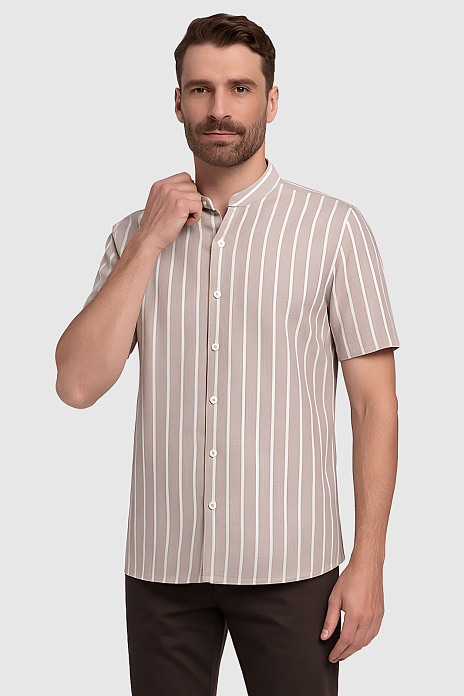 Сорочка с коротким рукавом из хлопка, лимитированная коллекция, цвет Мокко