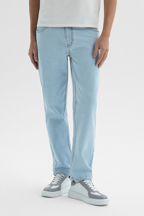 Джинсы, цвет Голубой