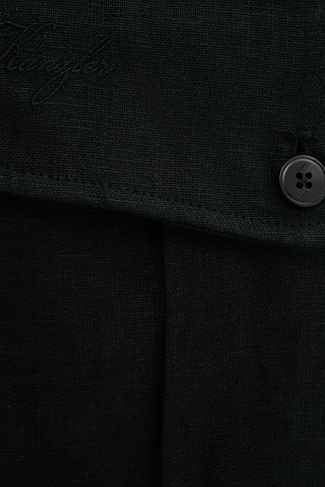 Шорты изо льна, лимитированная коллекция, цвет Черный