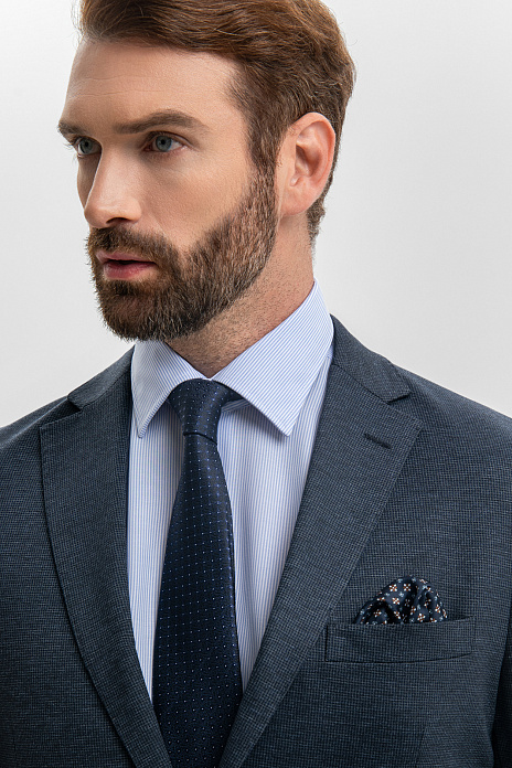 Пиджак однобортный, цвет Синий темный