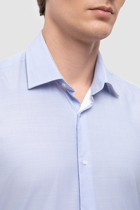 Сорочка с коротким рукавом, голубой цвет, цвет Голубой светлый