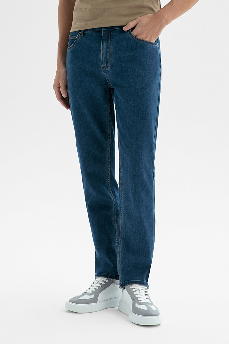 Джинсы, цвет Голубой