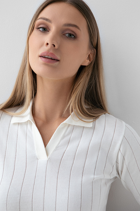 Поло из хлопка, цвет Белый