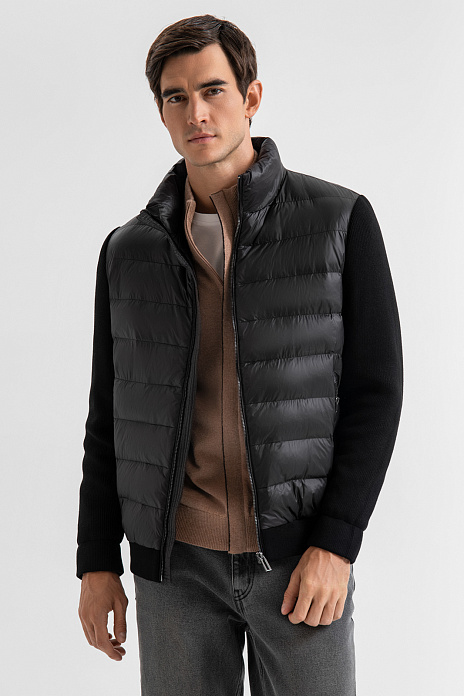 Куртка стеганая с водоотталкивающей обработкой, цвет Черный