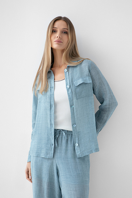 Костюм из рами и тенсела, цвет 